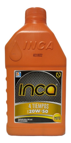 Aceite Mineral Inca 4t Motos 20w50 Original Sellado