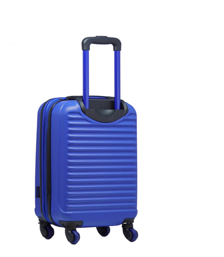 Imagen 2 de 4 de Valija Carry On 18 Mini Cabina 49 Cm Con Fuelle 4 Ruedas