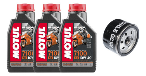 Kit Filtro Y Aceite Moto Bmw F650gs 3 Litros 100% Sintético