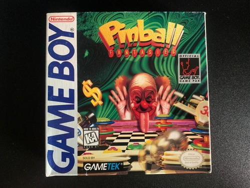 Pinball Fantasies Game Boy