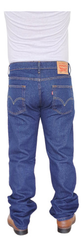 Pantalón Para Levi's 505 H Azul Regular Hombre