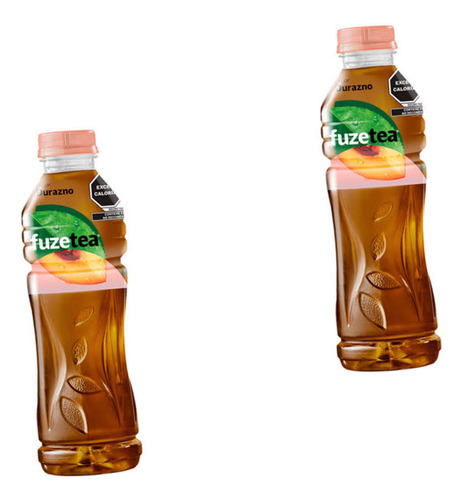 Té Negro Fuze Tea Sabor Durazno 600 Ml 2pz