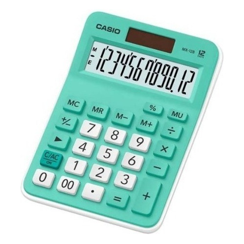 Calculadora Casio De Escritorio Mx-12b-gn Color Verde