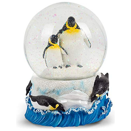 Figurita De Pingüinos Juguetones Globo De Agua De 100 ...