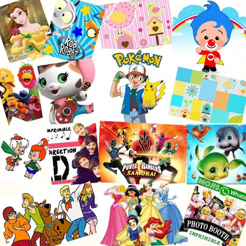 Kit Imprimible Fiesta 146 Motivos Diferentes De Todo Un Poco