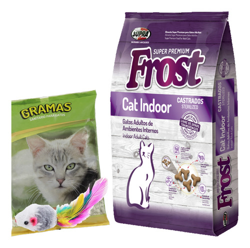 Alimento Gato Adulto Frost Cat Indoor 8,5 Kg + Regalo