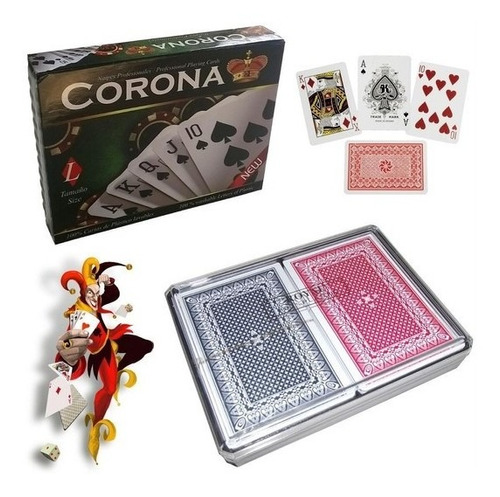 Cartas De Poker Corona 2 Mazos