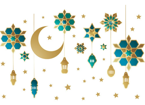 Adesivos De Decoração De Parede Do Ramadã Decalques De Pared