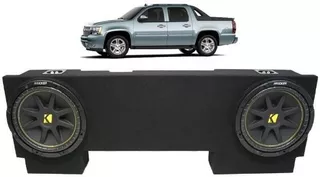 Asc Paquete Chevy Avalancha 02-13 Dual 12 Kicker C12 Subwoo