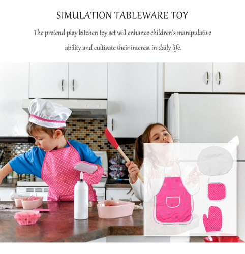 A 1 Juego De Juguetes De Cocina Para Niños, Gorros De