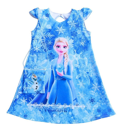 Vestido Nenas C/carterita De Regalo Princesas Roblox Barbie