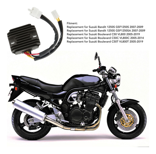 Regulador De Voltagem Suzuki Bandit 1250sgsf1250s 12v