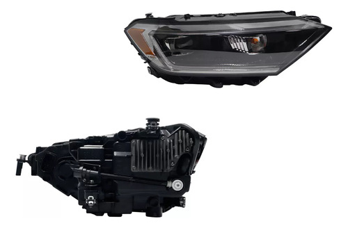 Faro Negro Ambar C/ Lupa C/ Led Dfzn Jetta A7 Gli 2019