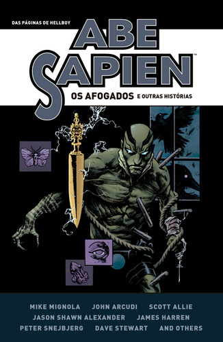 Abe Sapien Omnibus - Os Afogados - Vol. 01: De Mignola, Mike E Arcudi, John. Editorial Mythos Editora, Capa Mole Em Português
