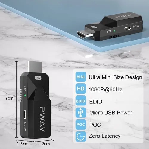 Pwaytek Extensor Hdmi De 165 Pies/164.0 Ft De Transmision Si