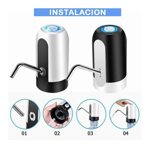 Dispenser De Agua Portatil Usb Bomba Dispensador Bidones