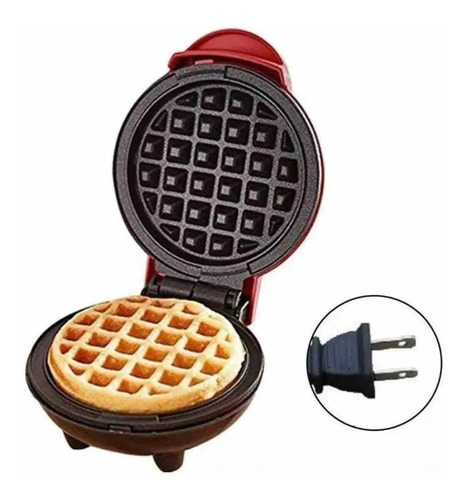 Waflera Mini Personal Eléctrica Antiadherente Pancakes