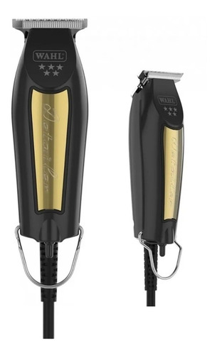 Patillera Wahl Detailer Black & Gold Trimmer Barberia 9c