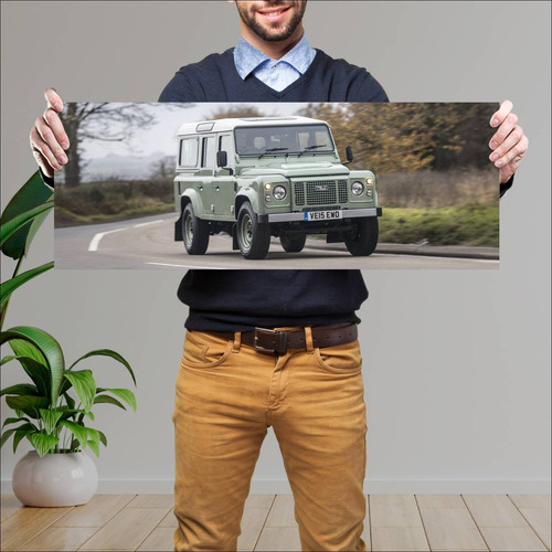 Cuadro 30x80cm Auto 2015 Land Rover Defender 110 249