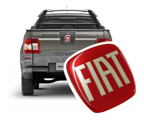Imagem 1 de 4 de Emblema Traseira Fiat Strada Resinado Tampa  Strda49