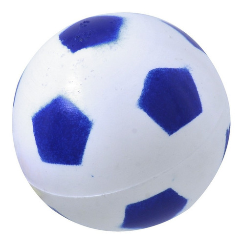 Líder Pet Brinquedo Para Cães Bolinha Futebol Tamanho G Azul