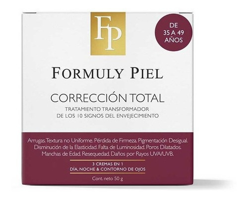 Formuly Piel Crema Antiedad Corrección Total 50gr