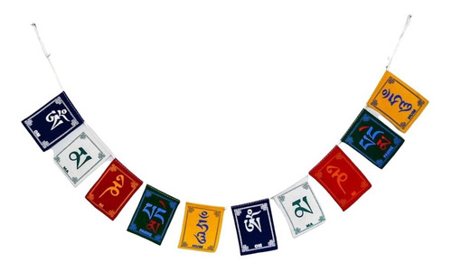 Imagen 3 de 7 de Banderas Tibetanas 8cm
