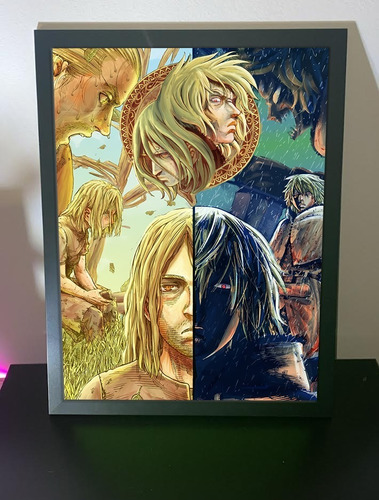 Cuadros Anime Marco Vidrio - Vinland Saga - Thorfinn Duality