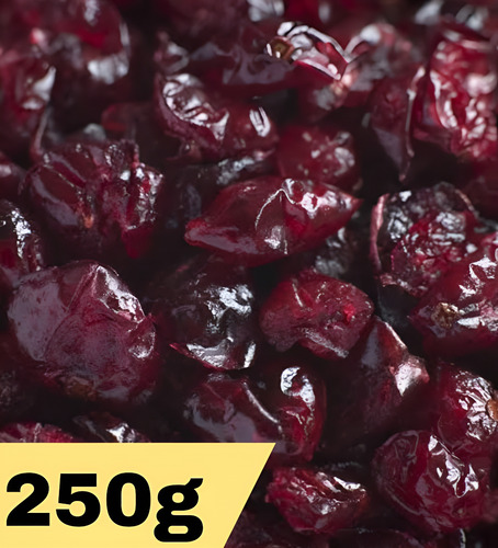 Cranberry Premium 250g - Fruta Seca Desidratada