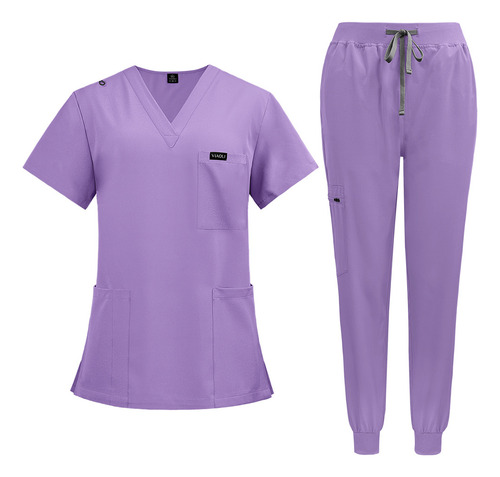 Uniforms Scrubs For Neutral Set - Stretch Scrub Top & Pants
