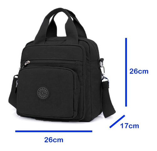 Bolsa Impermeable Dama Mochila Amplia Viaje 2en1 De Hombro