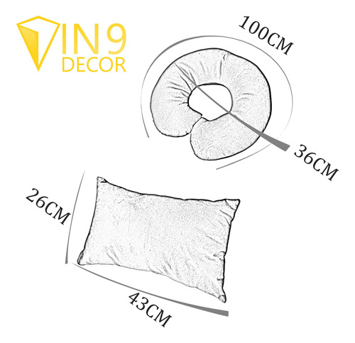 Maca Estofada Com Mocho Pétala, Capa E Almofadas In-9 Decor