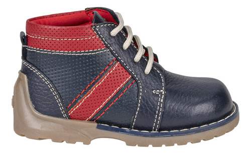 Botin Niños Renzo Renzini Ry-01i20 (18-21) Azul/rojo