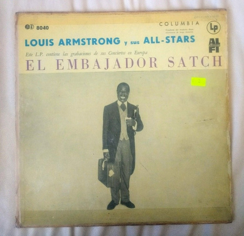 Louis Armstrong Y Sus All Stars El Embajador Satch Vinilo 