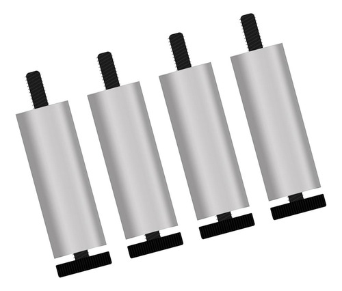 Mz 4 Patas De Aleación De Aluminio Plata 12cm Diámetro 2,8