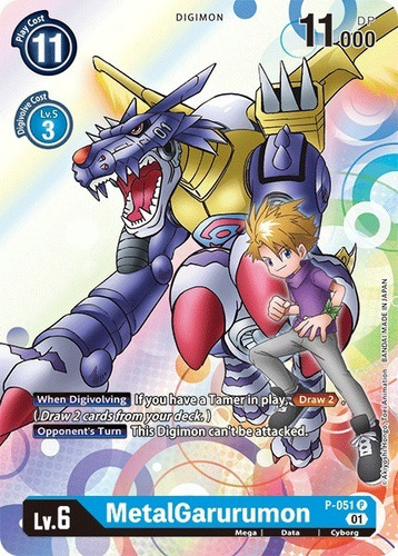 Digimon Tcg P-051 Metalgarurumon - Promo