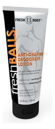 Fresh Balls Lotion La Solución Para Hombres Nuevo Tubo De 3.