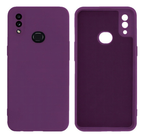 Capa anti impacto Yl Exploiter Silicone Proteção Camera violeta com design liso para Samsung Galaxy Galaxy a10s de 1 unidade