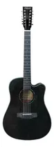 Comprar Guitarra Electroacústica 12 Cuerdas Mccartney Cd6012bk Negra Color Negro Material Del Diapasón Otros Orientación De La Mano Diestro