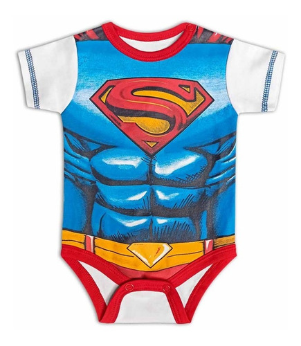 Body Para Bebé Superman , Superheroe Algodón 100%