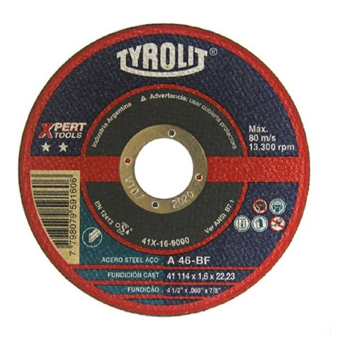 Disco De Corte Tyrolit Xpert 230x1,9 Mm X25 Unidades 