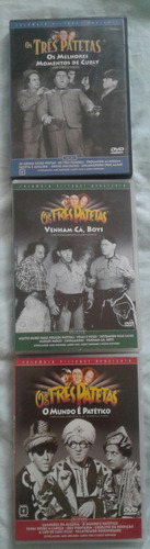 3 Dvd..os Tres Patetas. 100% Original