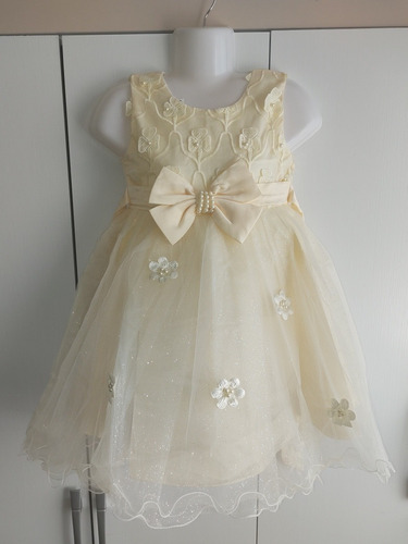 Vestido Para Bebes Y Niñas De 12 Meses A 4 Años C/ Brillitos