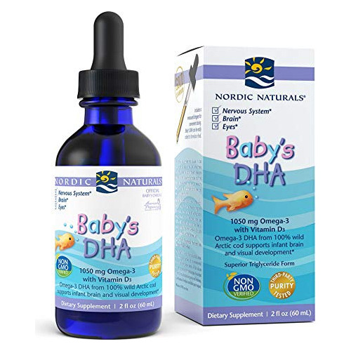 Dha Bebes 1050 Mg Omega 3 Vitamina D3 Nordic Naturals 60 Ml