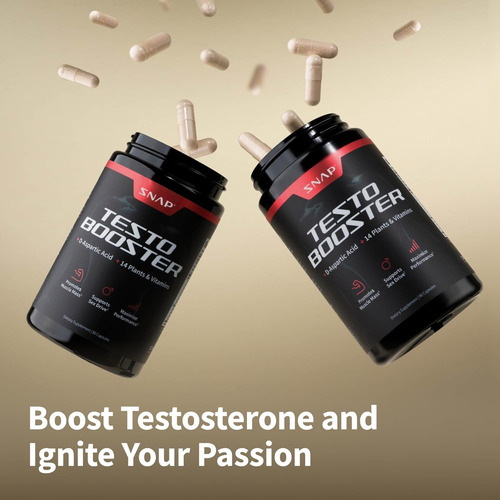 Snap Supplements Testo Booster 60caps Sfn