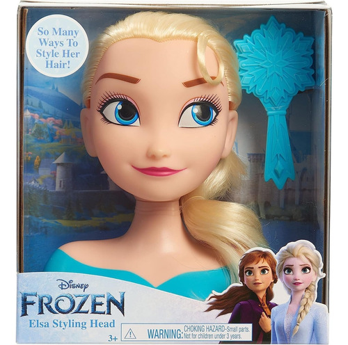 Frozen Disney Elsa Styling Mini Cabeza 7 Pulgadas