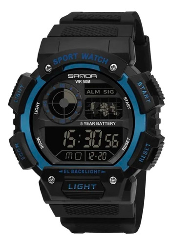 Reloj Sanda 6009 Digital Led Deportivo Casual 