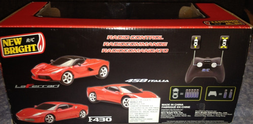 Carro Control Remoto New Bright Ferrari Radio No Tyco Rc Rojo (Usado)