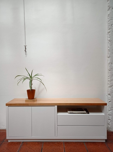Bajo Minimalista 170cm Laqueado Paraiso / Carpinteriadm