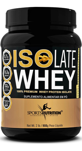 Whey Isolado - Isolate Whey 908g - Sports Nutrition Sabor Baunilha